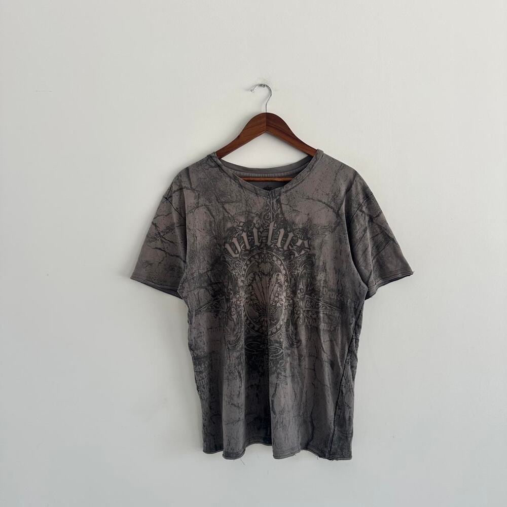 Vintage y2k 2000s Helix gray Grunge Graphic tee